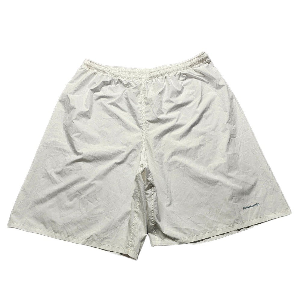 Patagonia Field Shorts Mens L White High Rise Athleisure Elastic Waist Pull On